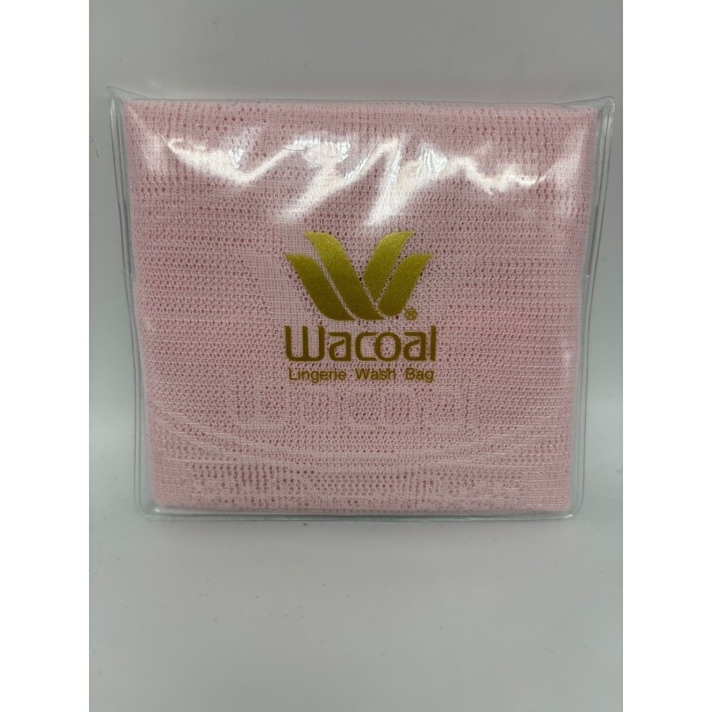 Wacoal Lingerie Wash Bag Pink Mesh Protective Laundry Bag 896999 NEW